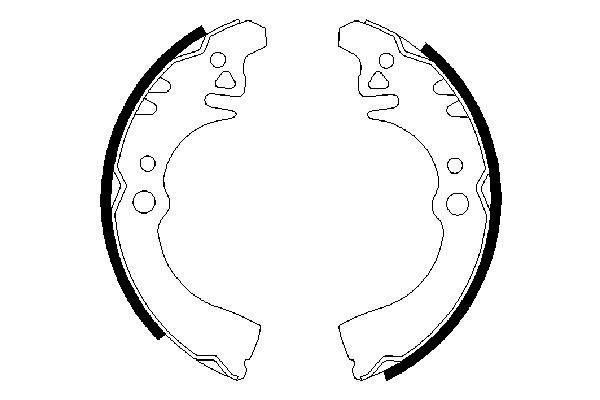 Zestaw szczęk hamulcowych BOSCH 0 986 487 307