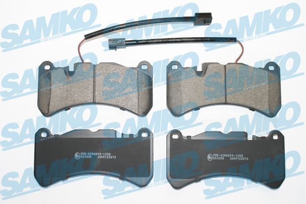 Sada brzdových destiček, kotoučová brzda SAMKO 5SP2072