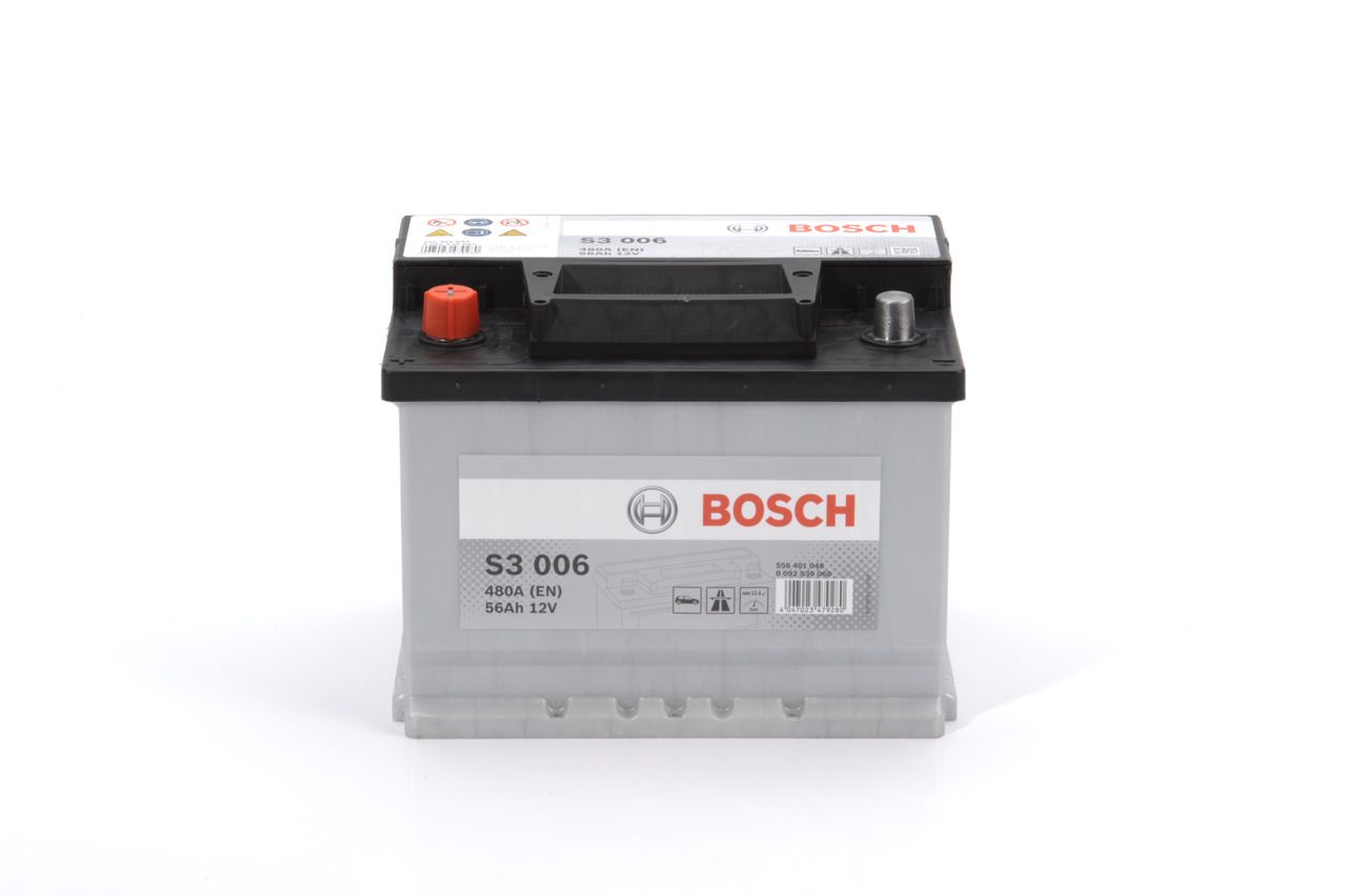 Autobaterie Bosch S3, 12V, 56Ah, 480A, 0 092 S30 060