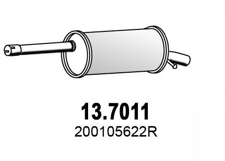 Tłumik końcowy ASSO 13.7011