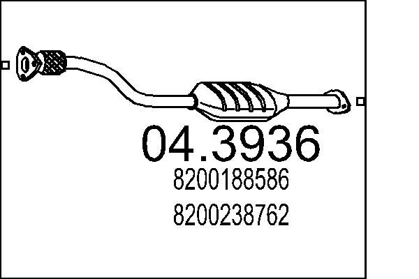 Katalizator MTS 04.3936