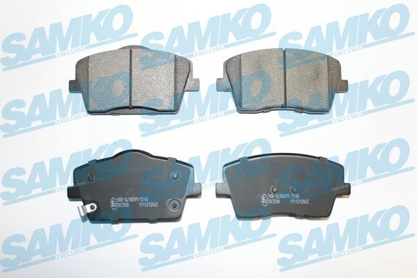 Sada brzdových destiček, kotoučová brzda SAMKO 5SP2062