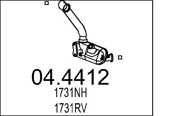 Katalizator MTS 04.4412