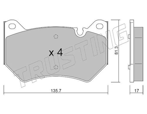 Piduriklotsi komplekt,ketaspidur