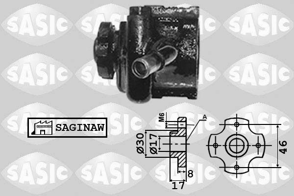 Pompa hydrauliczna, układ kierowniczy SASIC 7070019