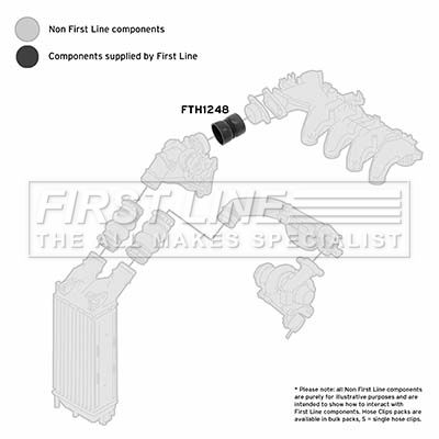 Przewód powietrza doładowującego FIRST LINE FTH1248