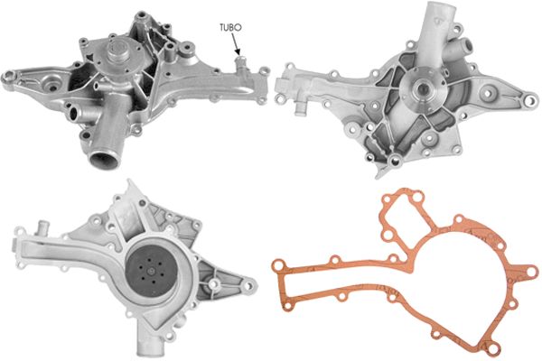 Pompe à eau, refroidissement du moteur