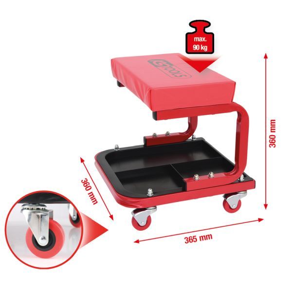 Scaun atelier KS TOOLS 500.8020