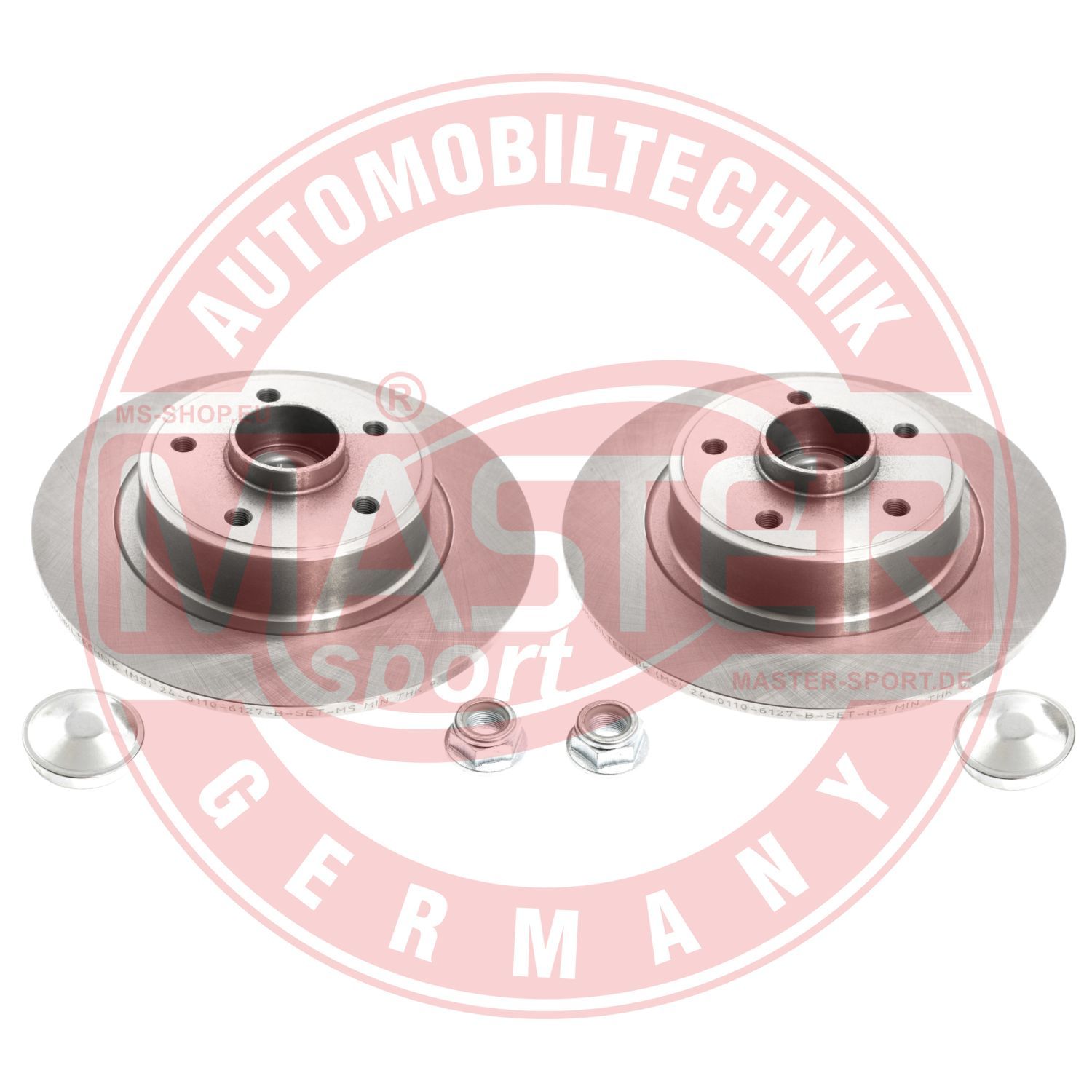 Tarcza hamulcowa MASTER-SPORT GERMANY 2401106127B-SET-MS