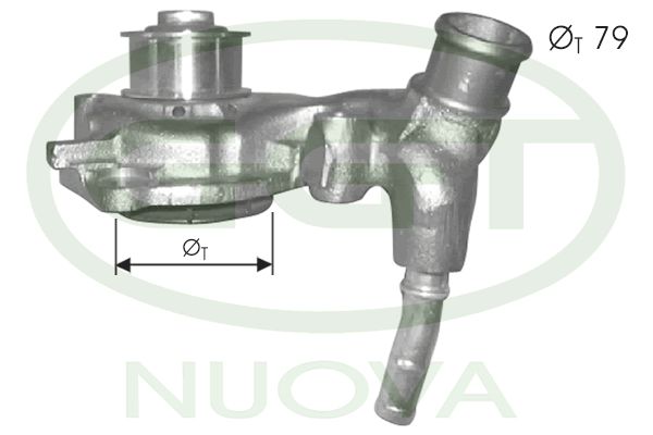 Pompă de apă, răcire motor GGT PA10715