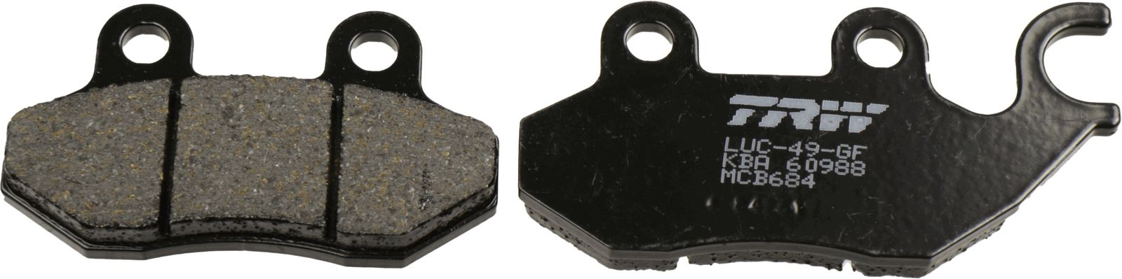 set placute frana,frana disc TRW Organic Allround MCB684