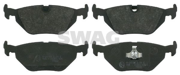 Levně Sada brzdových destiček, kotoučová brzda SWAG 20 91 6196