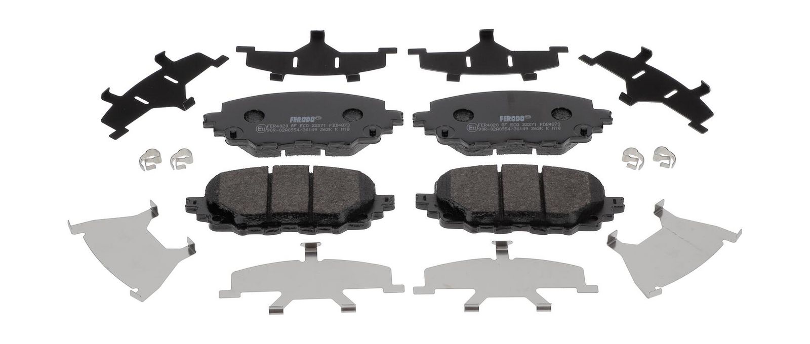 set placute frana,frana disc FERODO FDB4873