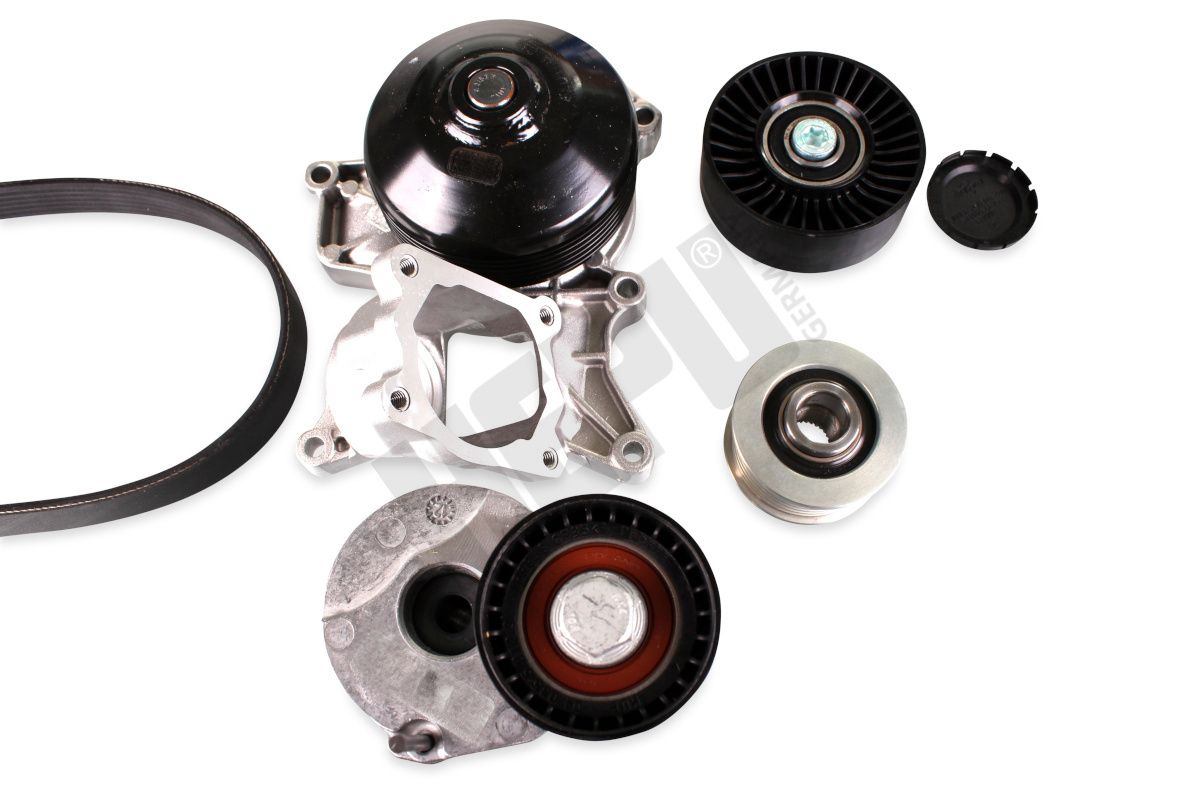 Pompa apa + Set curea transmisie cu caneluri HEPU PK04211