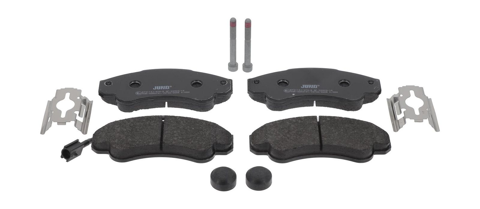 Комплект тормозных колодок, дисковый тормоз