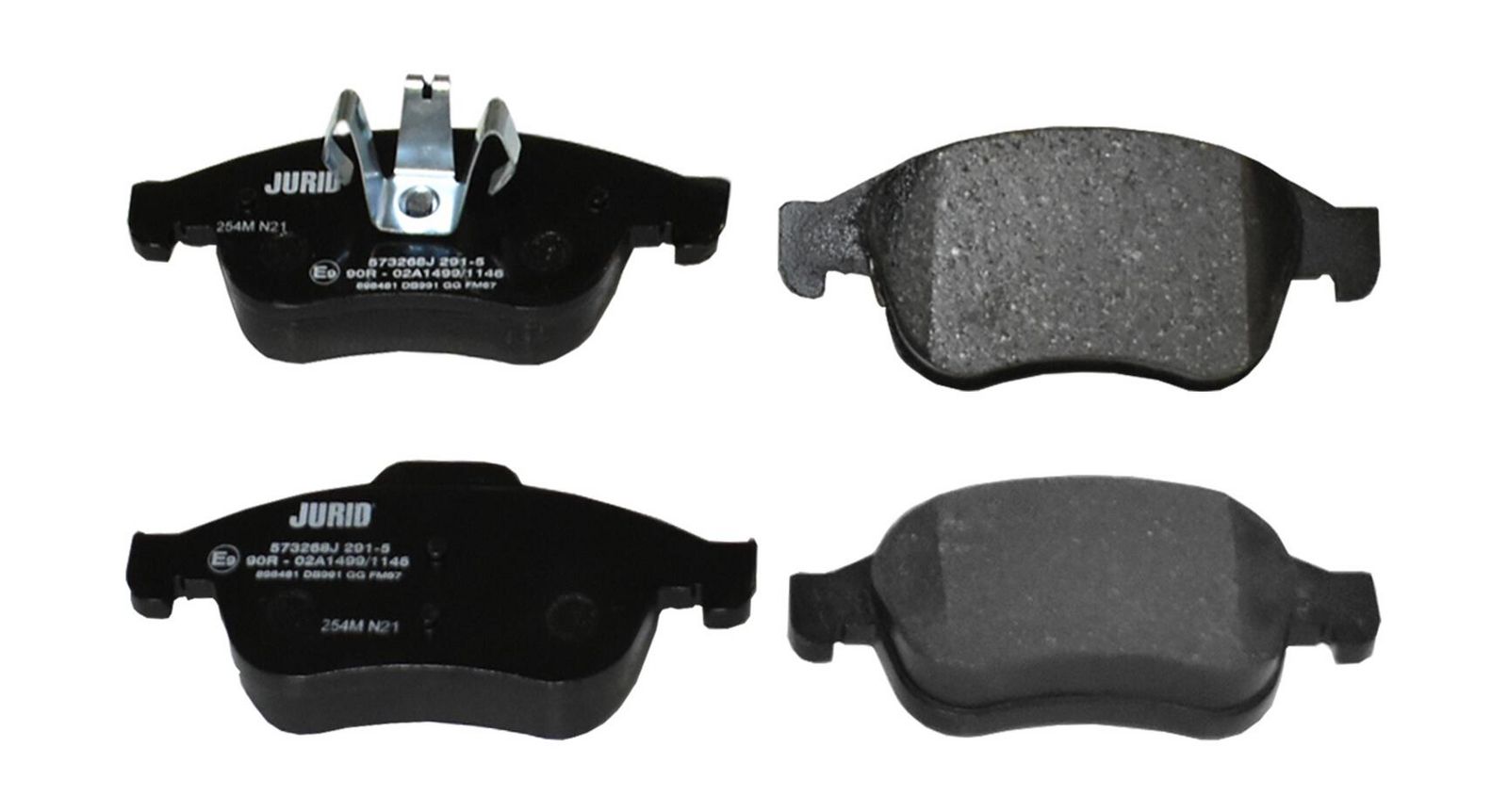 Комплект тормозных колодок, дисковый тормоз