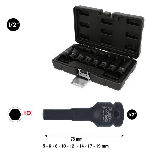 E-shop Sada kovaných nástrčkových kľúčov KS TOOLS 911.0902