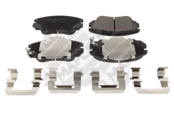 Zestaw klocków hamulcowych, hamulce tarczowe MAPCO 6858