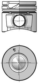 Piston KOLBENSCHMIDT 40710620