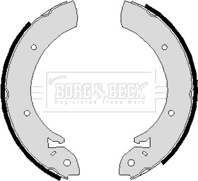 Zestaw szczęk hamulcowych BORG & BECK BBS6214