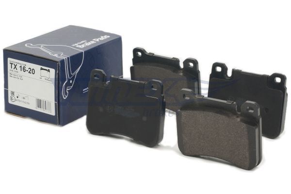 Levně Sada brzdových destiček, kotoučová brzda TOMEX Brakes 16-20