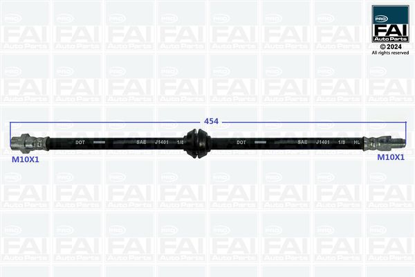 Przewód hamulcowy elastyczny FAI AUTOPARTS FPBH135