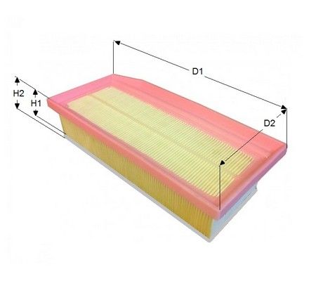 Filtr powietrza TECNECO FILTERS AR27030PMS