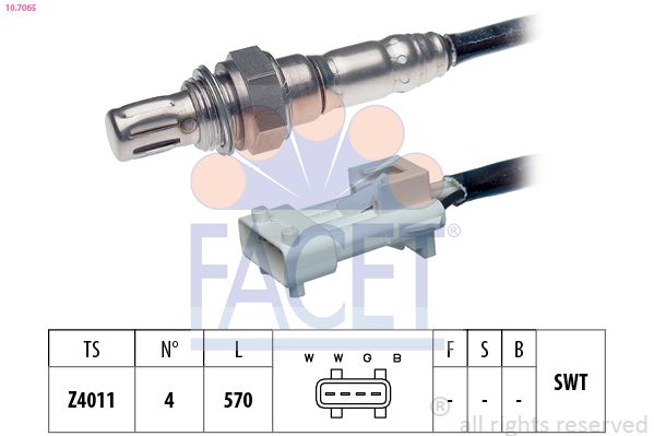 Sonda lambda FACET 10.7065