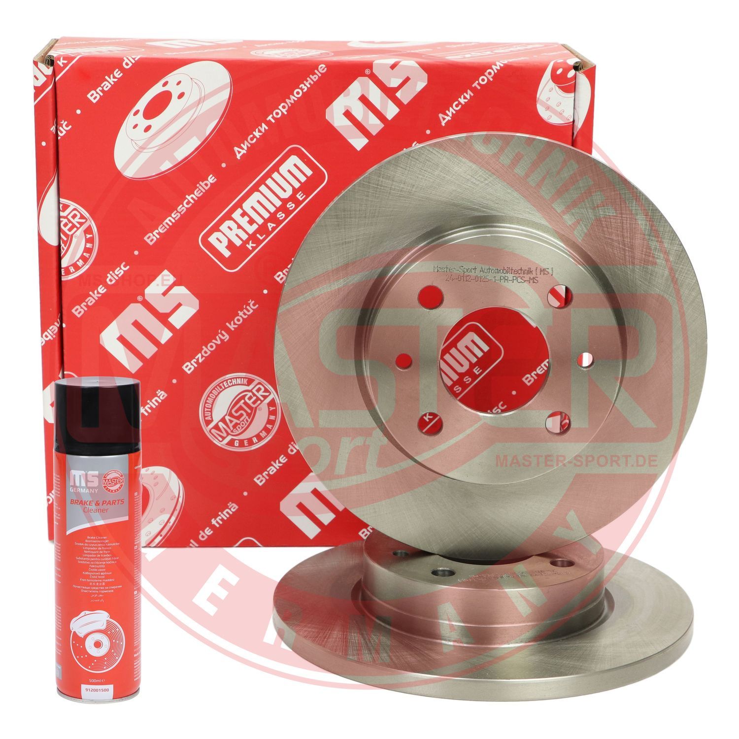 Tarcza hamulcowa MASTER-SPORT GERMANY 24011201251-SET-MSP