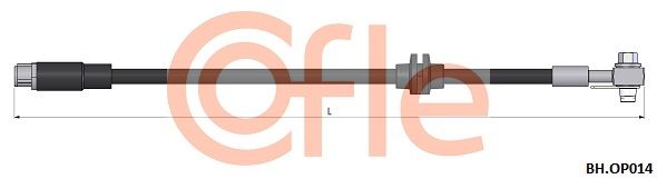 Przewód hamulcowy elastyczny COFLE 92.BH.OP014