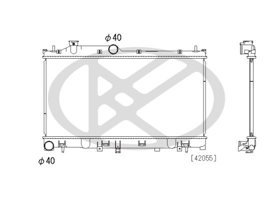 Radiateur, refroidissement du moteur