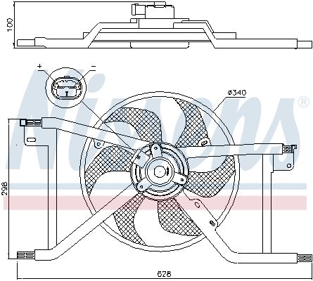 Ventilateur, refroidissement du moteur