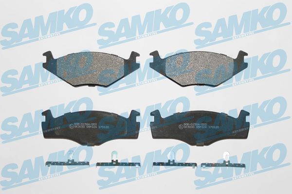 Sada brzdových destiček, kotoučová brzda SAMKO 5SP224