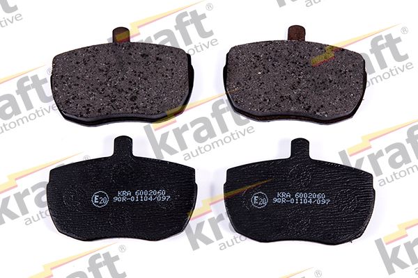 Sada brzdových destiček, kotoučová brzda KRAFT AUTOMOTIVE 6002060