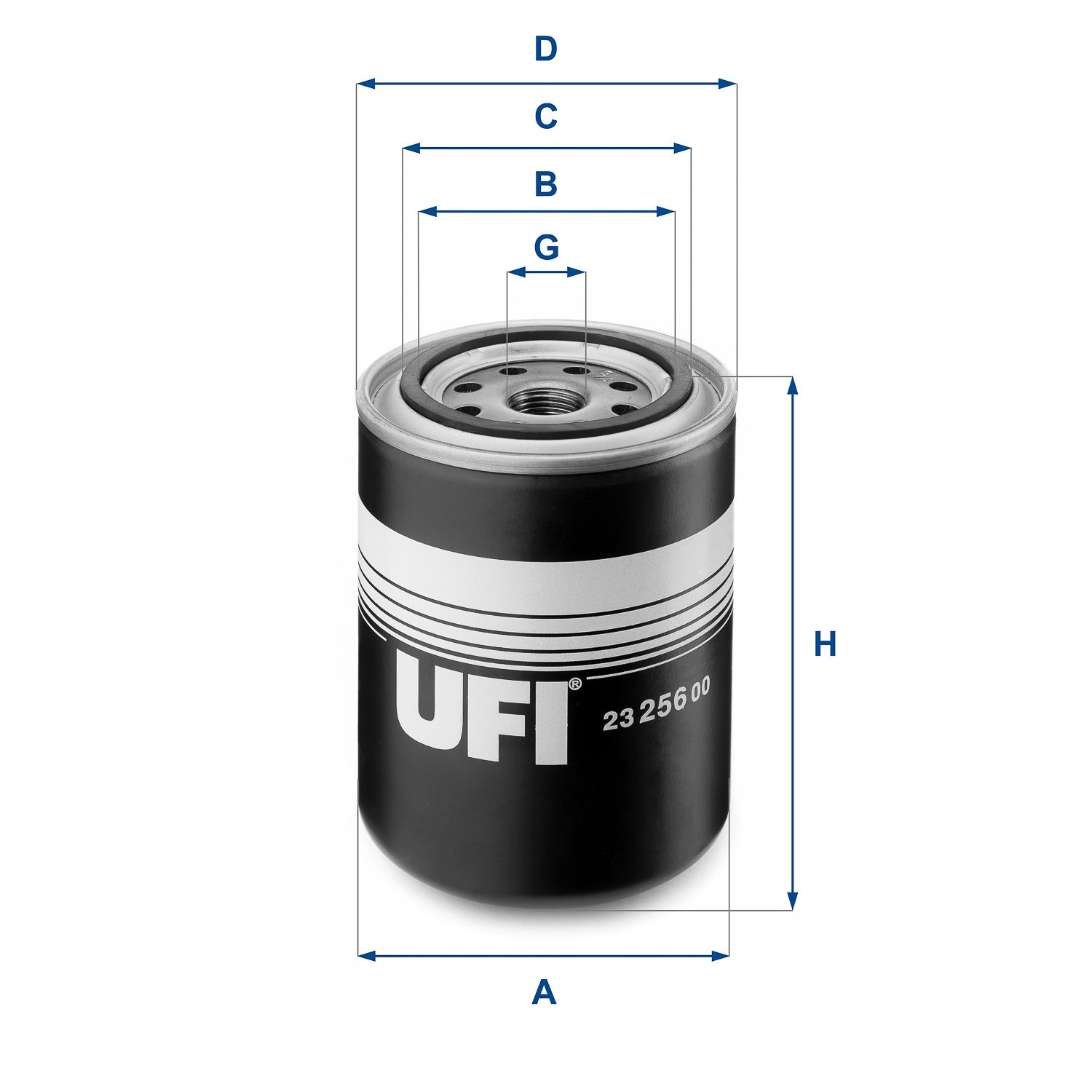 Olejový filter UFI 23.256.00