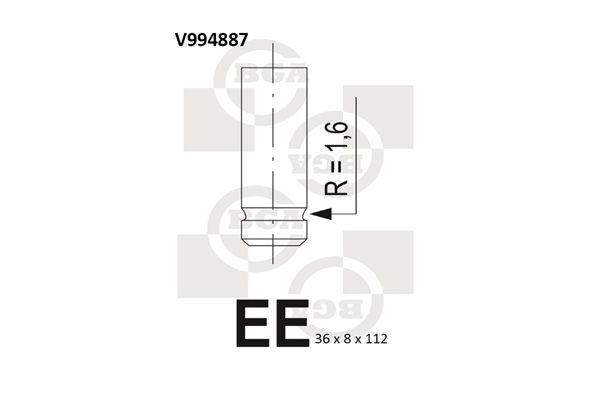 Zawór wydechowy BGA V994887
