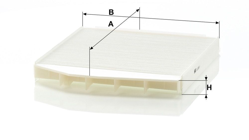 Levně Filtr, vzduch v interiéru MANN-FILTER CU 2855/1