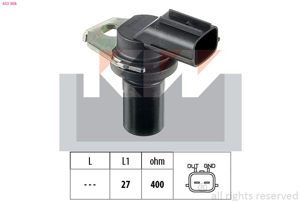 E-shop Snímač otáčok, automatická prevodovka KW 453 308