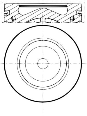 Piston MAHLE 039 PI 00130 000