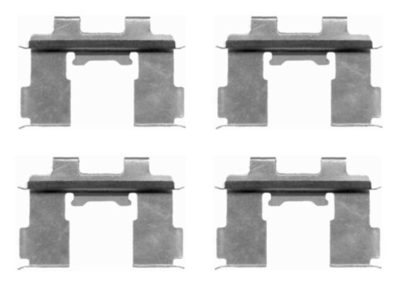 Set accesorii, placute frana TEXTAR 82510000