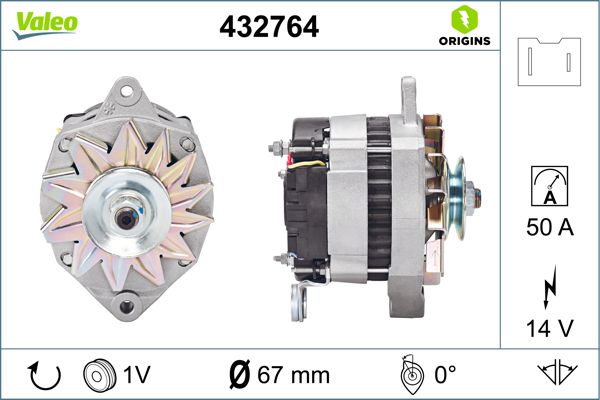 Alternator VALEO 432764