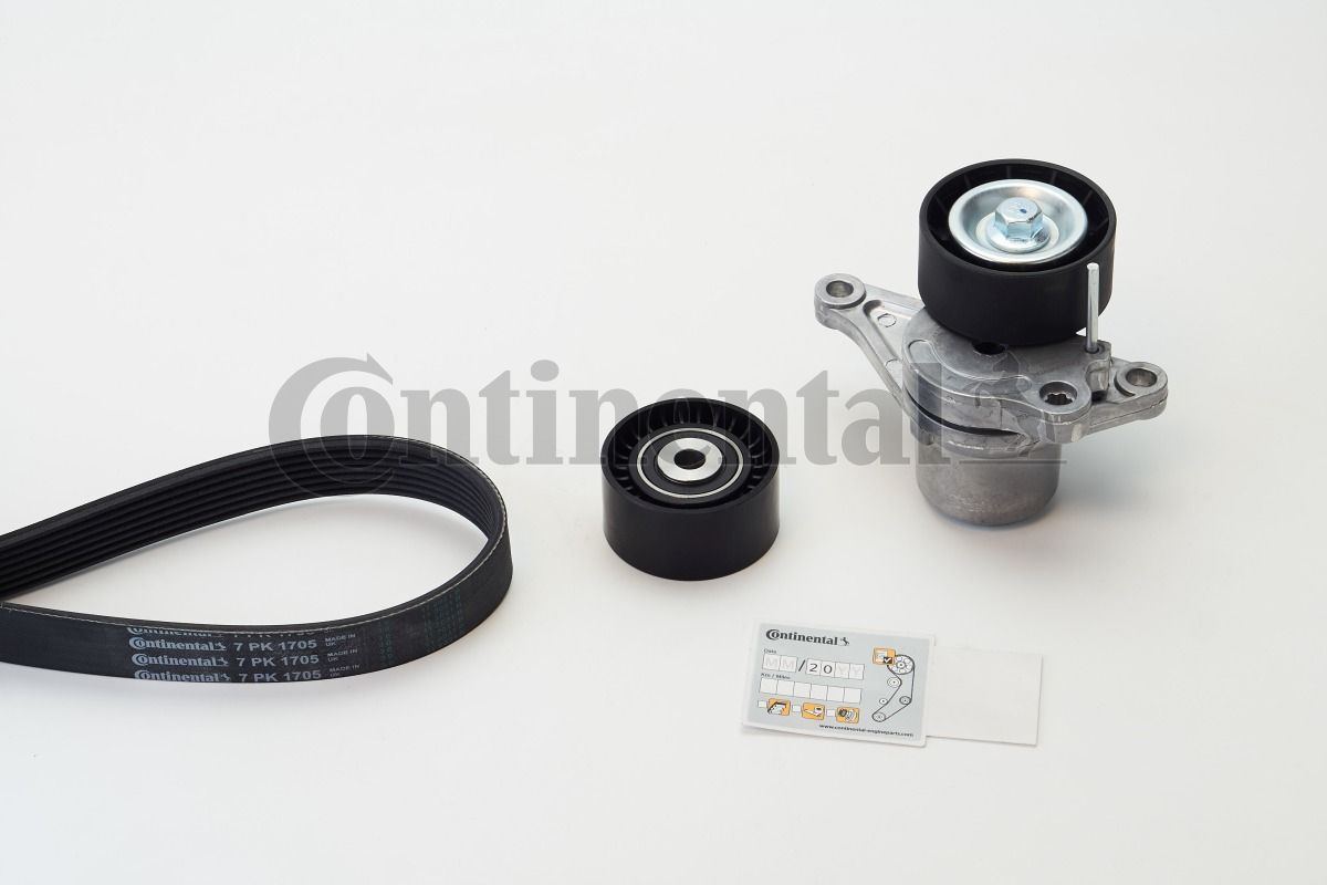 Zestaw paska klinowego wielorowkowego CONTINENTAL CTAM 7PK1705K1