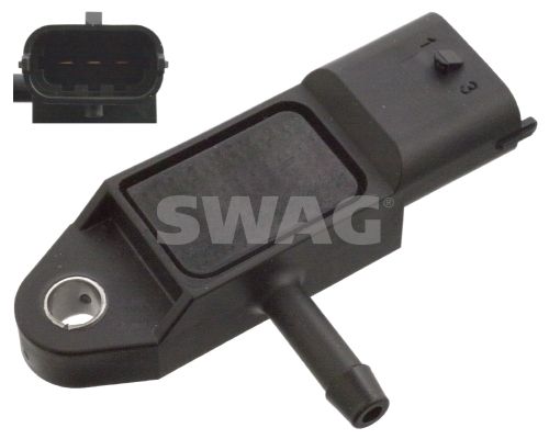 Czujnik, ciśnienie doładowania SWAG 60 10 3635