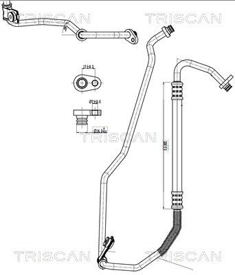 conducta presiune variabila,aer conditionat TRISCAN 9010 28022