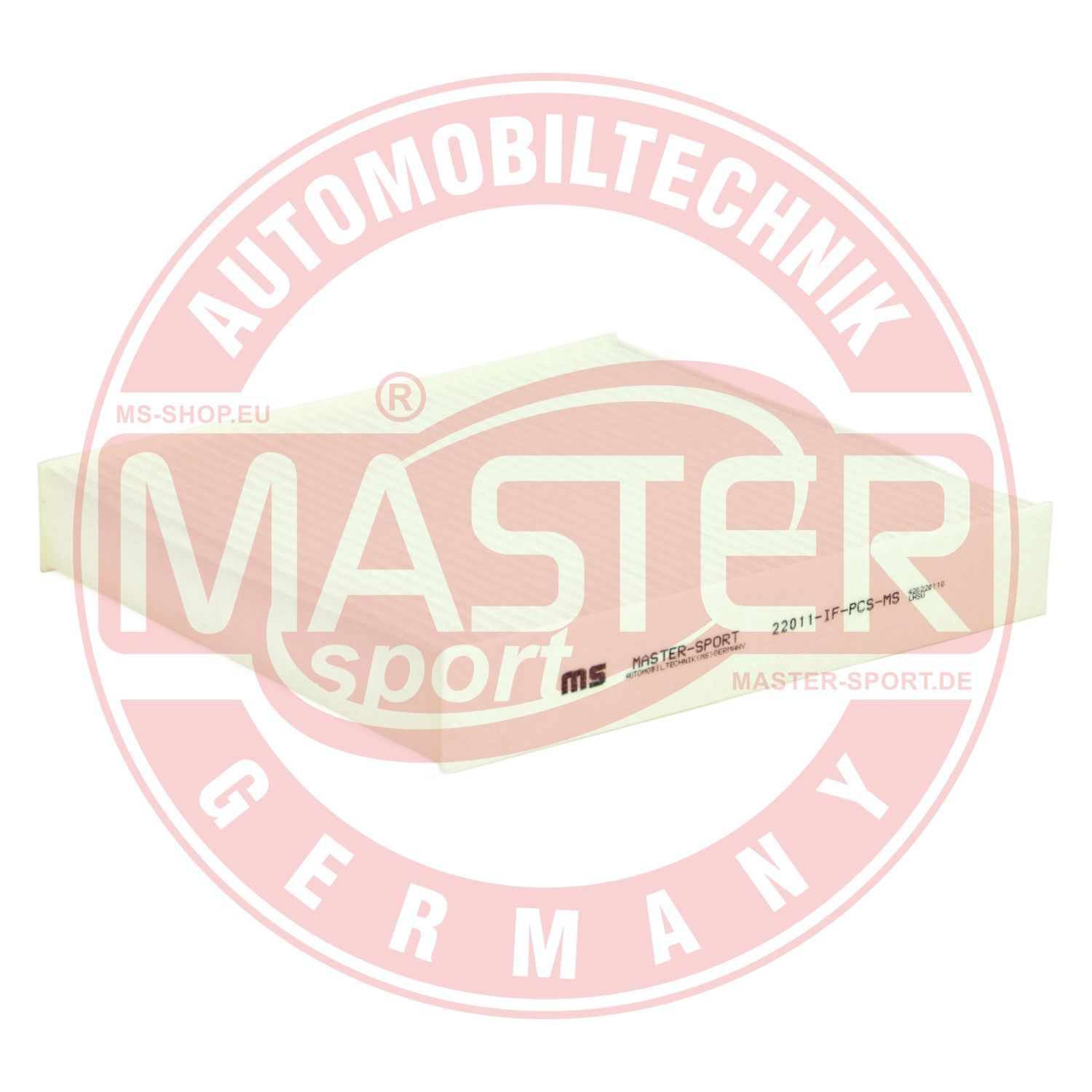 Filtr, wentylacja przestrzeni pasażerskiej MASTER-SPORT GERMANY 22011-IF-PCS-MS