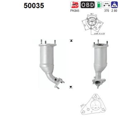 Katalizator AS 96484267