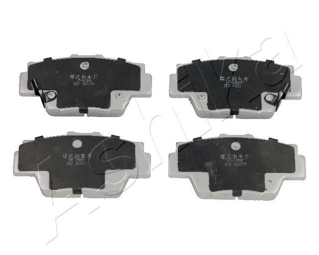 Zestaw klocków hamulcowych, hamulce tarczowe ASHIKA 51-04-499