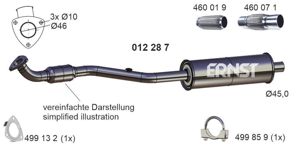 Toba esapament primara ERNST 012287