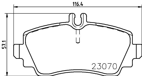 Sada brzdových destiček, kotoučová brzda HELLA PAGID 8DB 355 018-281