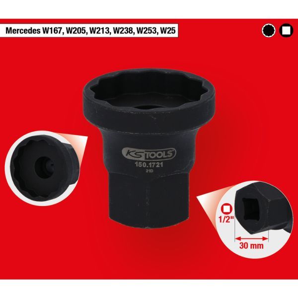 Cap cheie tubulara KS TOOLS 150.1721
